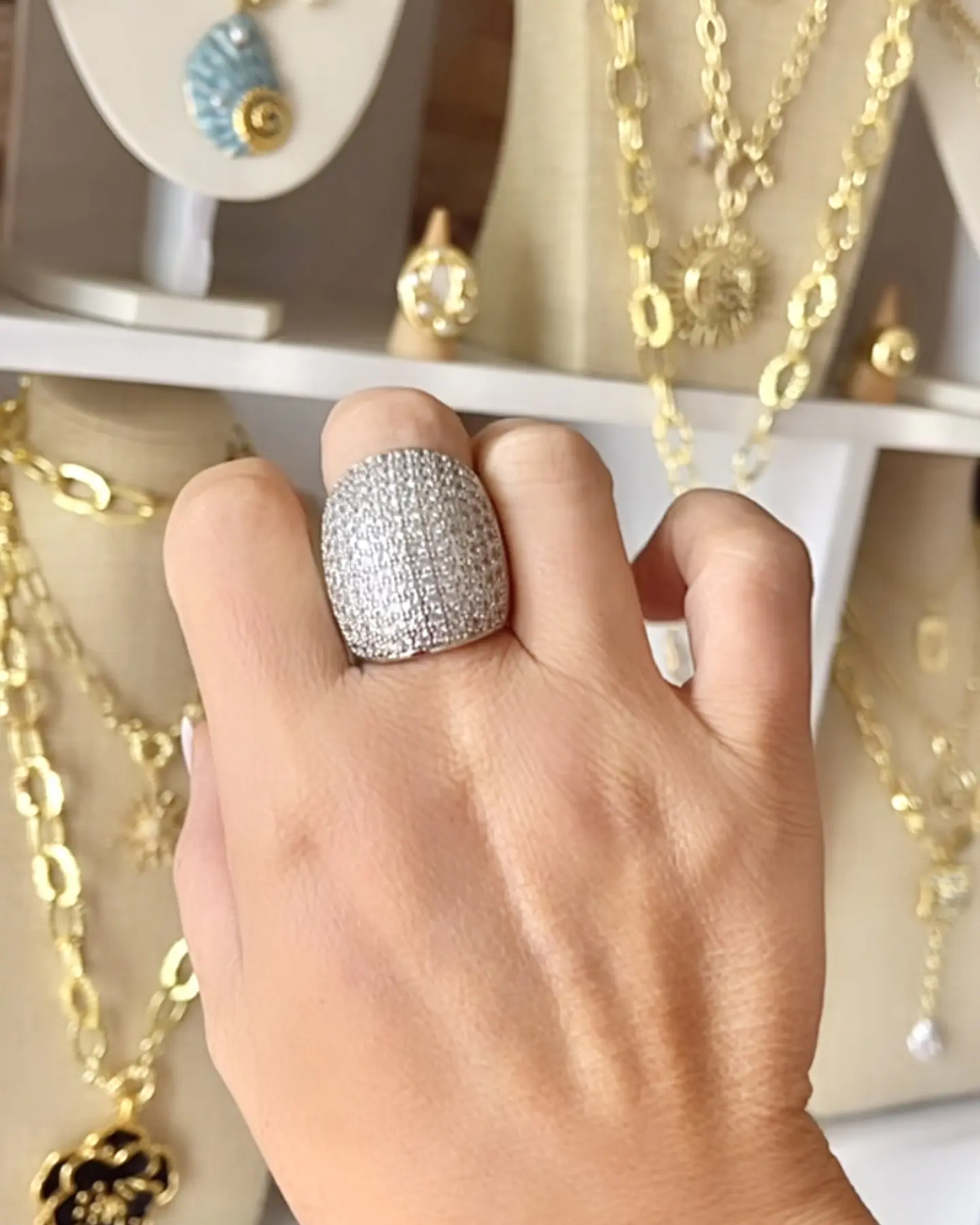 Maxi Anillo Macizo Mónaco Silver 1