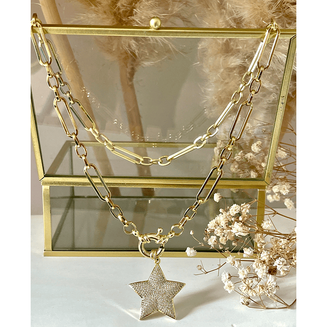 Collar Estrella Circones Gold 
