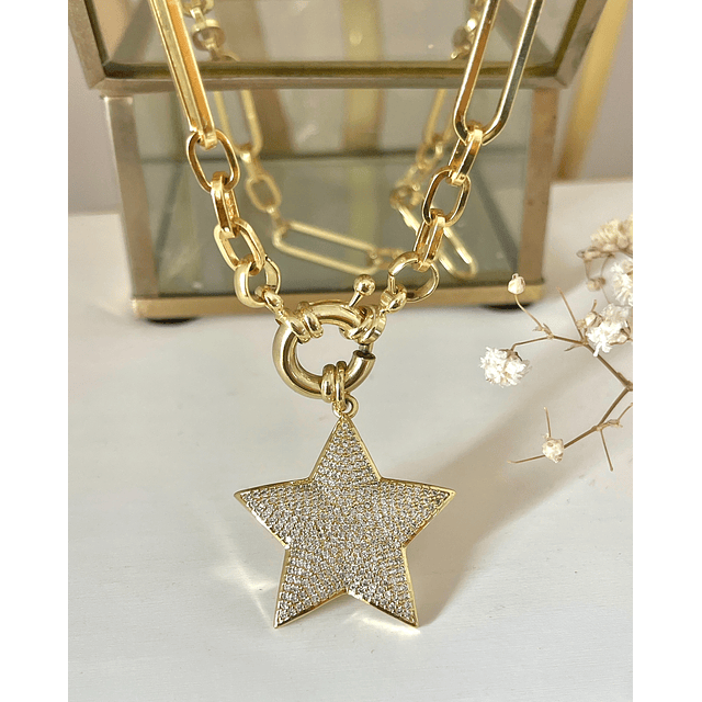 Collar Estrella Circones Gold 