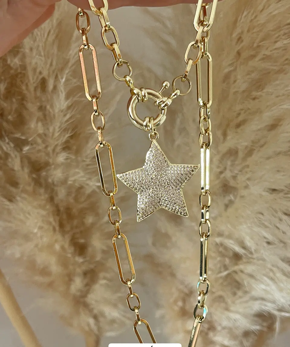 Collar Estrella Circones Gold  4