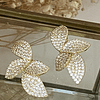 Aros Pétalos Circones Gold