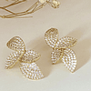 Aros Pétalos Circones Gold