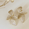 Aros Pétalos Circones Gold