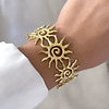 Maxi Brazalete Siete Soles Gold