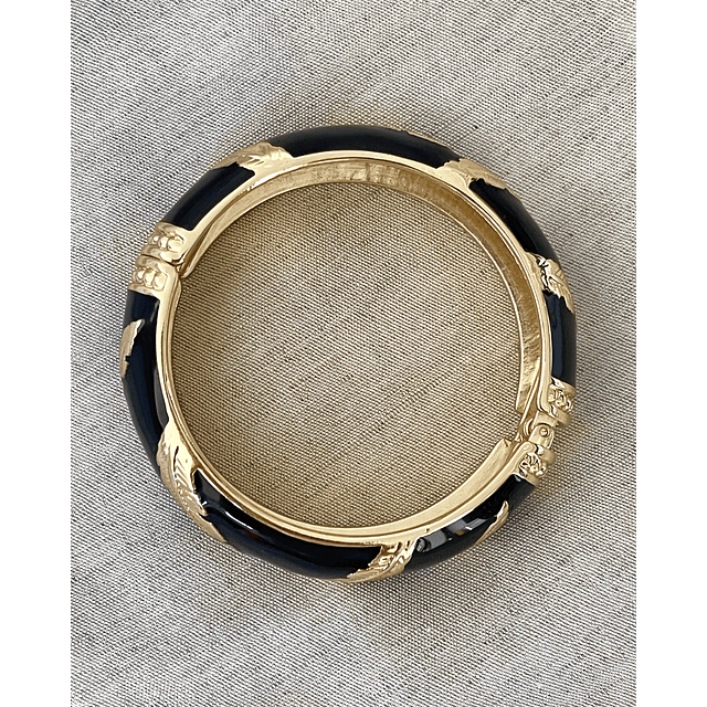 Maxi Brazalete Plumas Gold