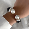 Maxi Brazalete Perlas Luxury Gold