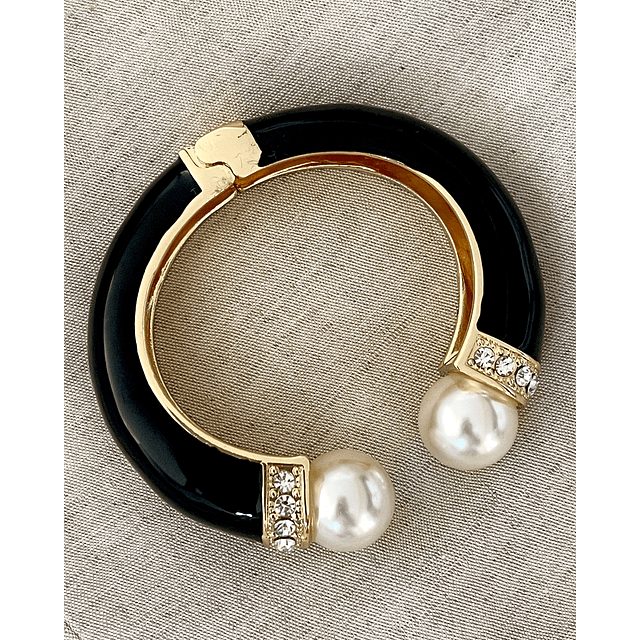 Maxi Brazalete Perlas Luxury Gold