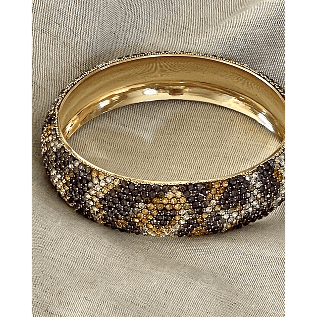 Esclava Leopardo Print Grande gold
