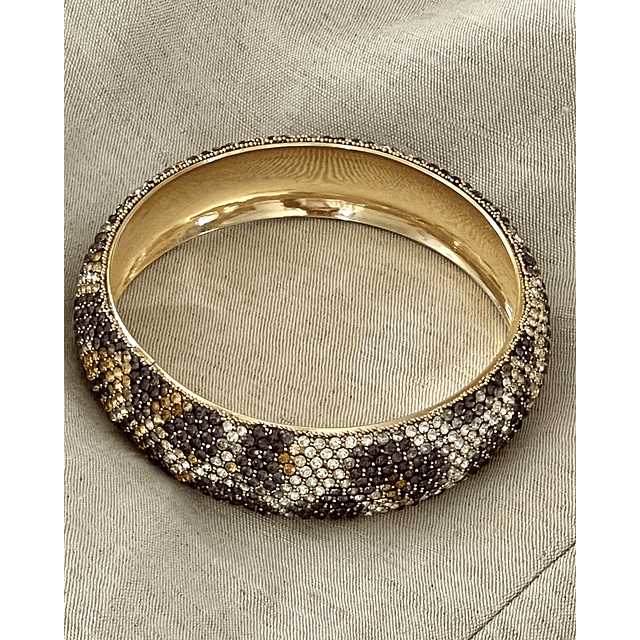Esclava Leopardo Print Grande gold
