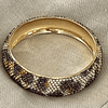 Esclava Leopardo Print Grande gold