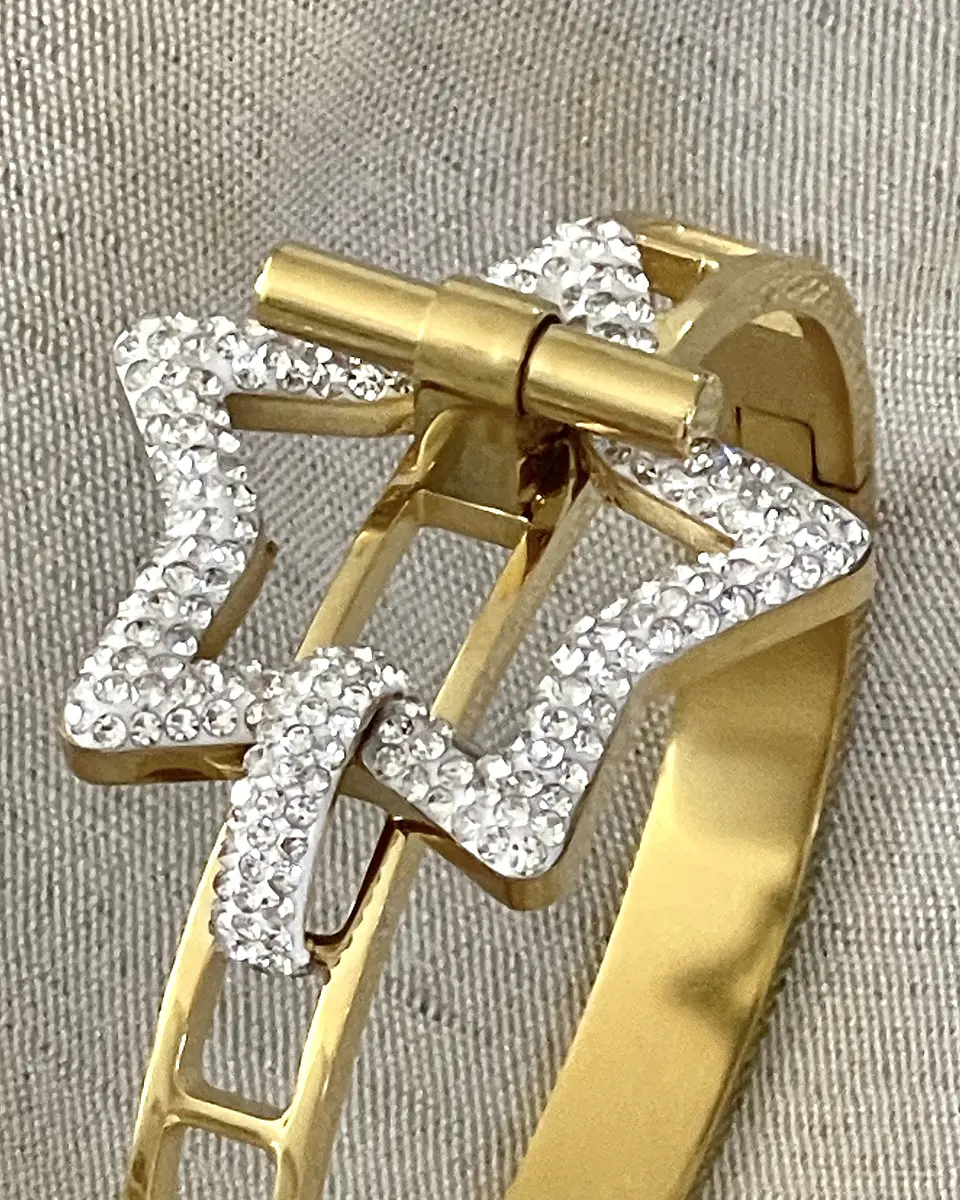 Brazalete Bicolor Circones Estrella Gold 3