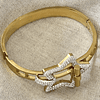 Brazalete Bicolor Circones Estrella Gold