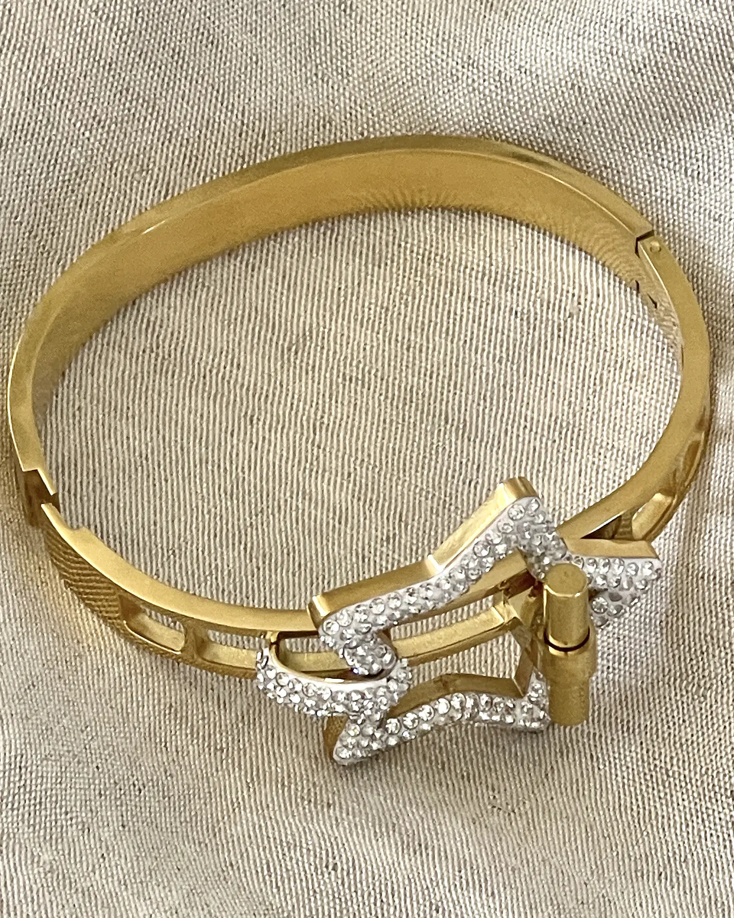 Brazalete Bicolor Circones Estrella Gold 4