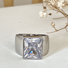 Anillo Maxi Cristal Silver