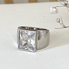 Anillo Maxi Cristal Silver
