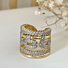 Maxi Anillo Montecarlo Circones Gold 