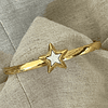 Brazalete  Estrella Blanca Gold 