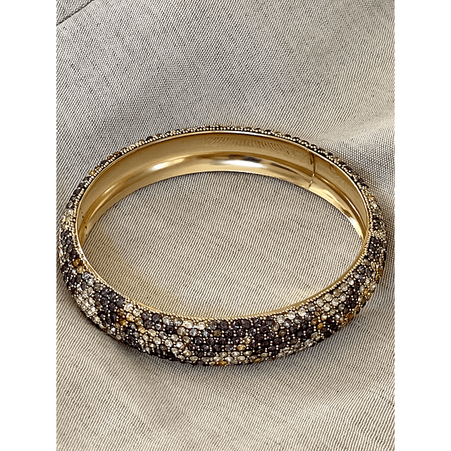Esclava Leopardo Print Mediana gold