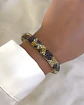 Esclava Leopardo Print Delgada gold - Miniatura 1