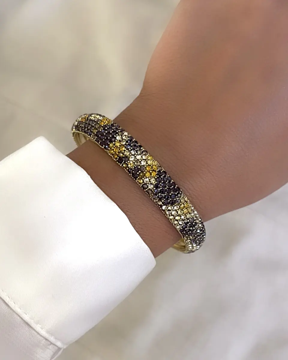 Esclava Leopardo Print Delgada gold 1