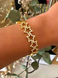  Brazalete 10 Estrellas Circones Gold - Miniatura 3