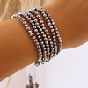 Brazalete Boho Chic Miyuki Silver 