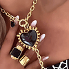 Collar Maxi Corazon Luxury Black &Gold