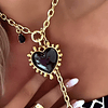 Collar Maxi Corazon Luxury Black &Gold