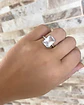 Anillo Maxi Circon Solitario Silver - Miniatura 3
