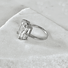 Anillo Maxi Circon Solitario Silver