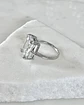 Anillo Maxi Circon Solitario Silver - Miniatura 5