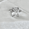 Anillo Maxi Circon Solitario Silver