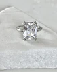 Anillo Maxi Circon Solitario Silver - Miniatura 6