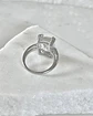 Anillo Maxi Circon Solitario Silver - Miniatura 1