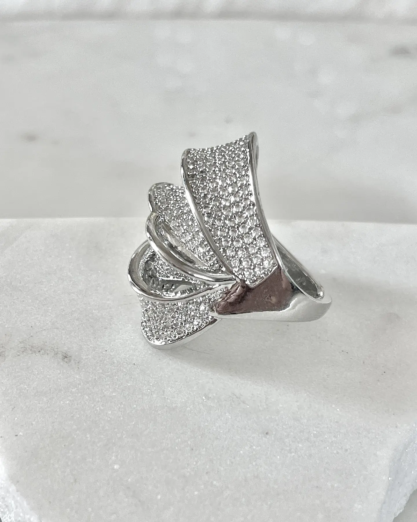 Anillo Elipse Entrelazado Circones Silver 3