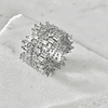 Anillo Sorento Circones rectangulares Siver