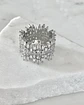 Anillo Sorento Circones rectangulares Siver - Miniatura 4