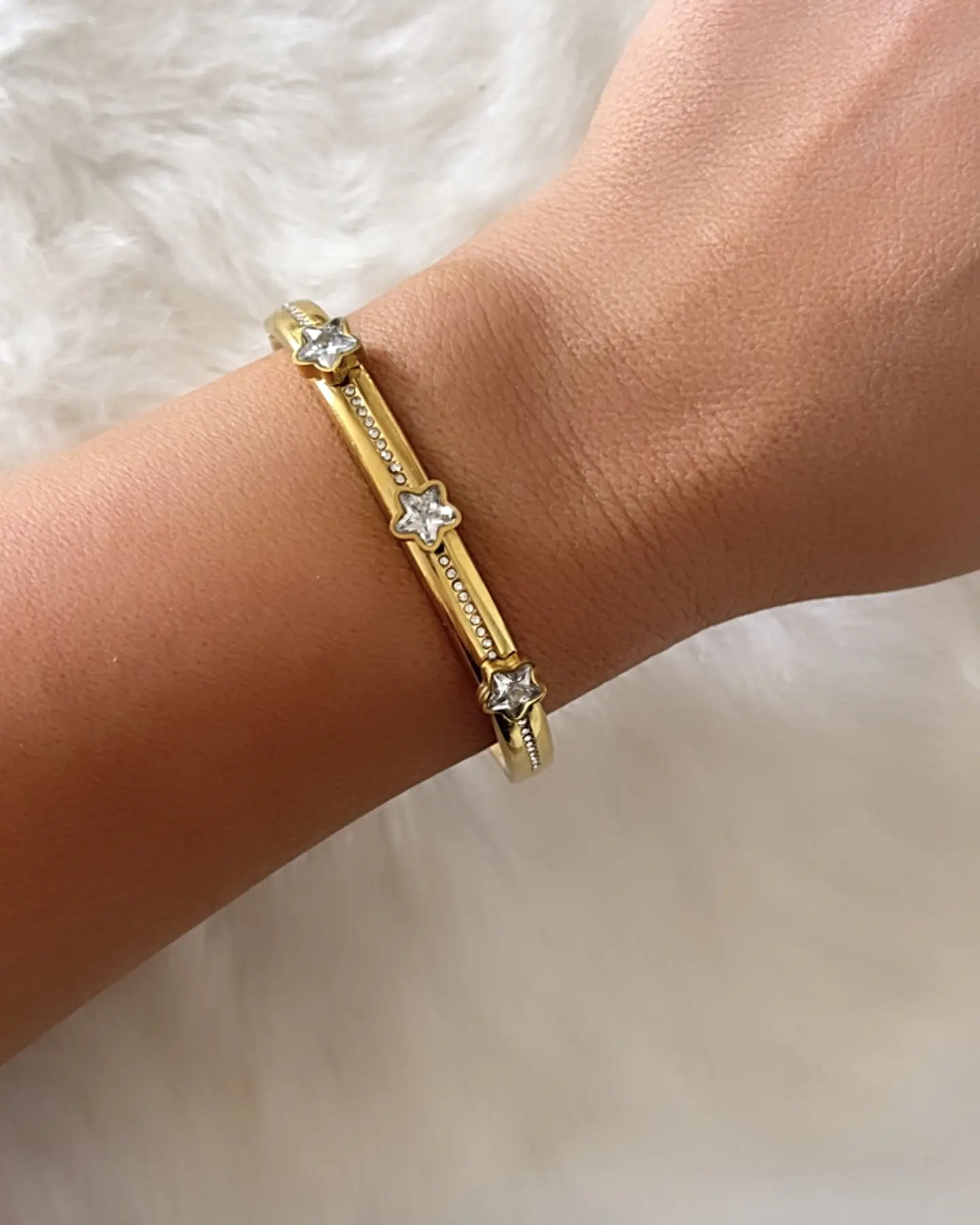  Esclava trío Estrellas Circones Gold 2