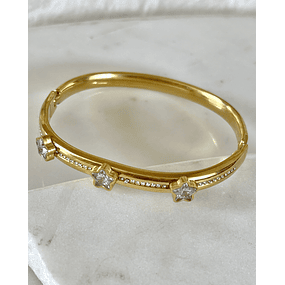  Esclava trío Estrellas Circones Gold