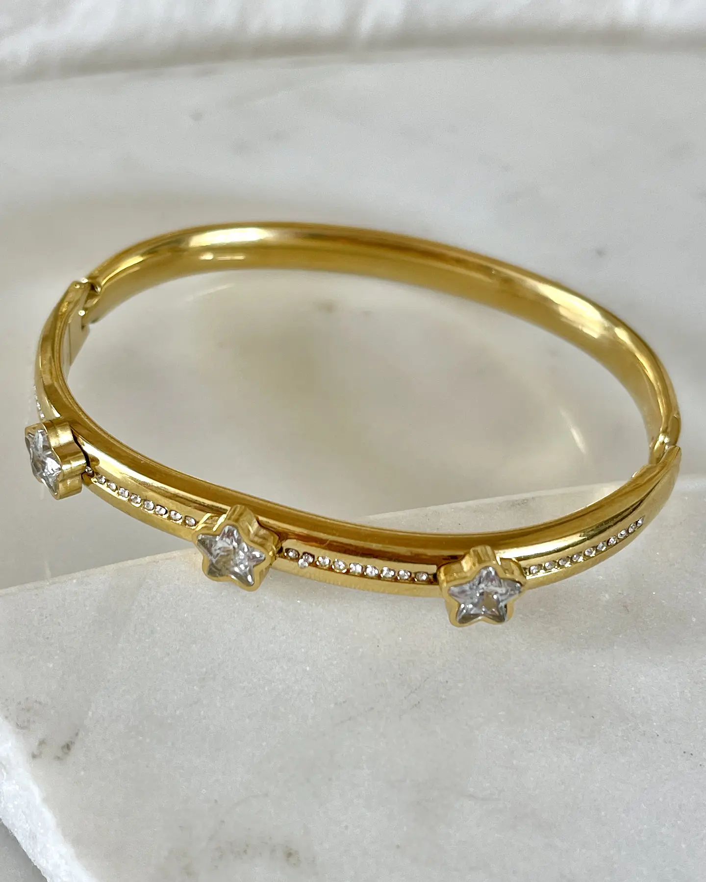  Esclava trío Estrellas Circones Gold 1