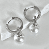Aros Agolla y Perlas Circones Etienne Silver