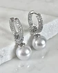Aros Agolla y Perlas Circones Etienne Silver - Miniatura 2