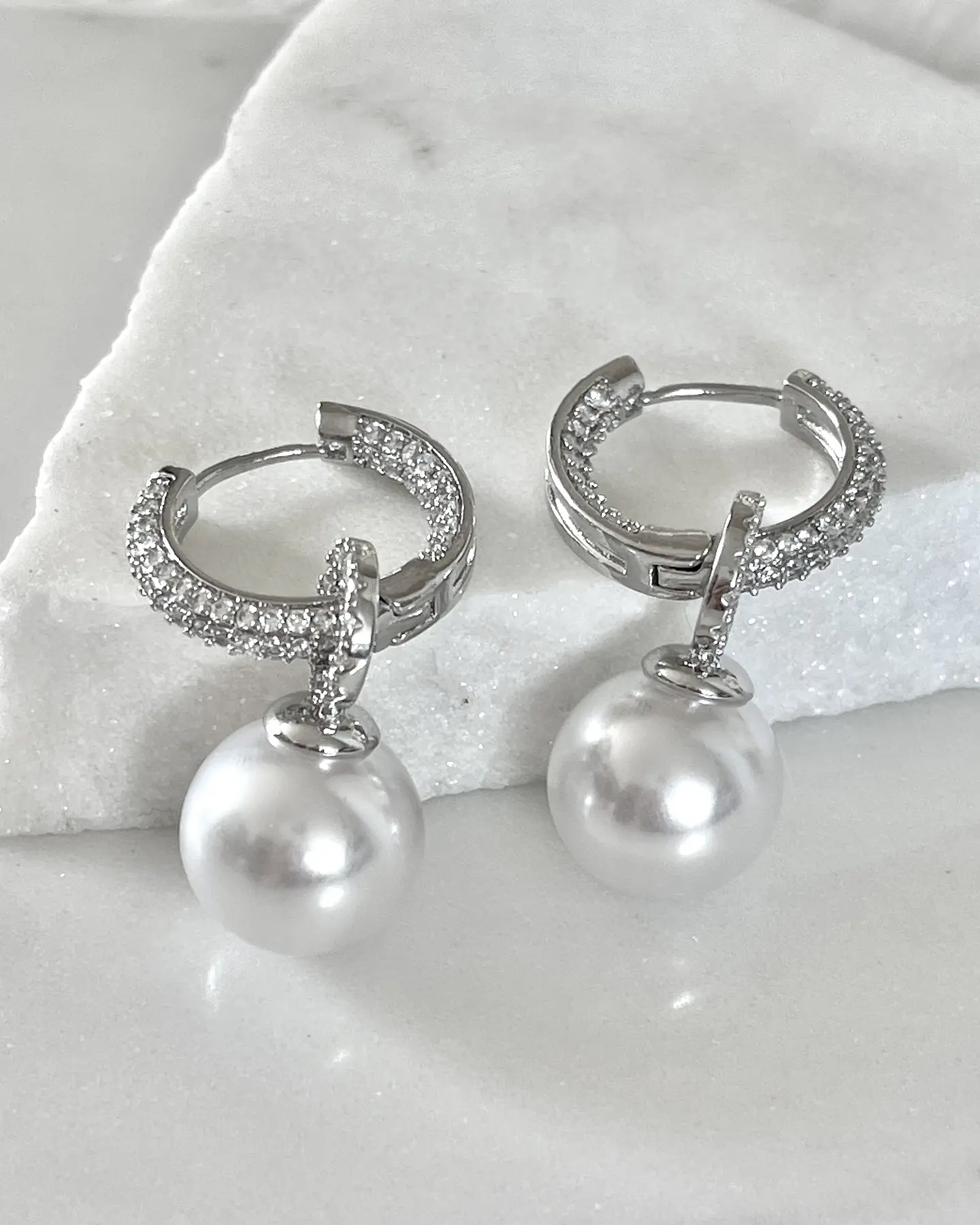 Aros Agolla y Perlas Circones Etienne Silver 3