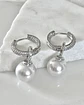 Aros Agolla y Perlas Circones Etienne Silver - Miniatura 3