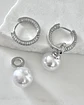 Aros Agolla y Perlas Circones Etienne Silver - Miniatura 4