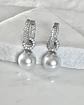Aros Agolla y Perlas Circones Etienne Silver - Miniatura 7