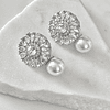 Aros Praga Perla y Circones Silver 