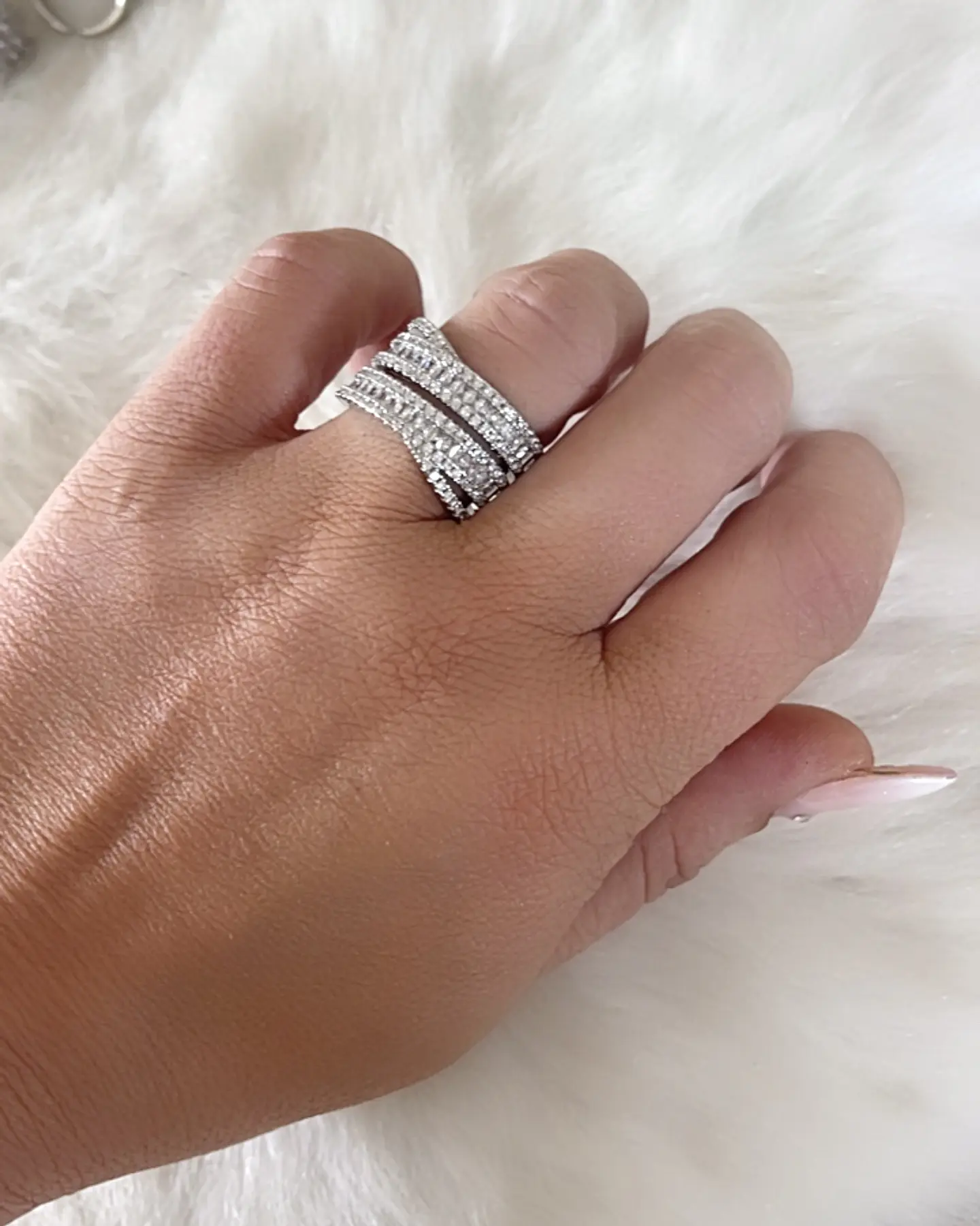 Anillo  Entrelazado Circones Silver  2