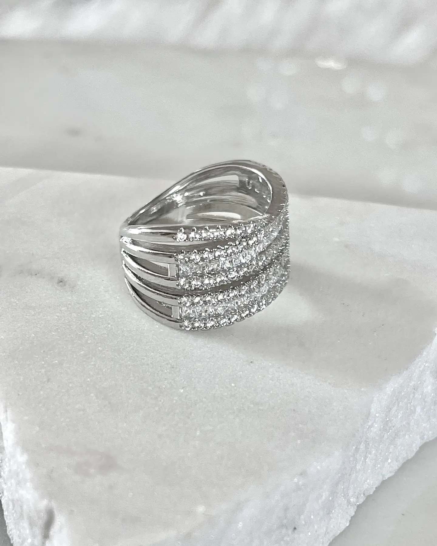 Anillo  Entrelazado Circones Silver  3