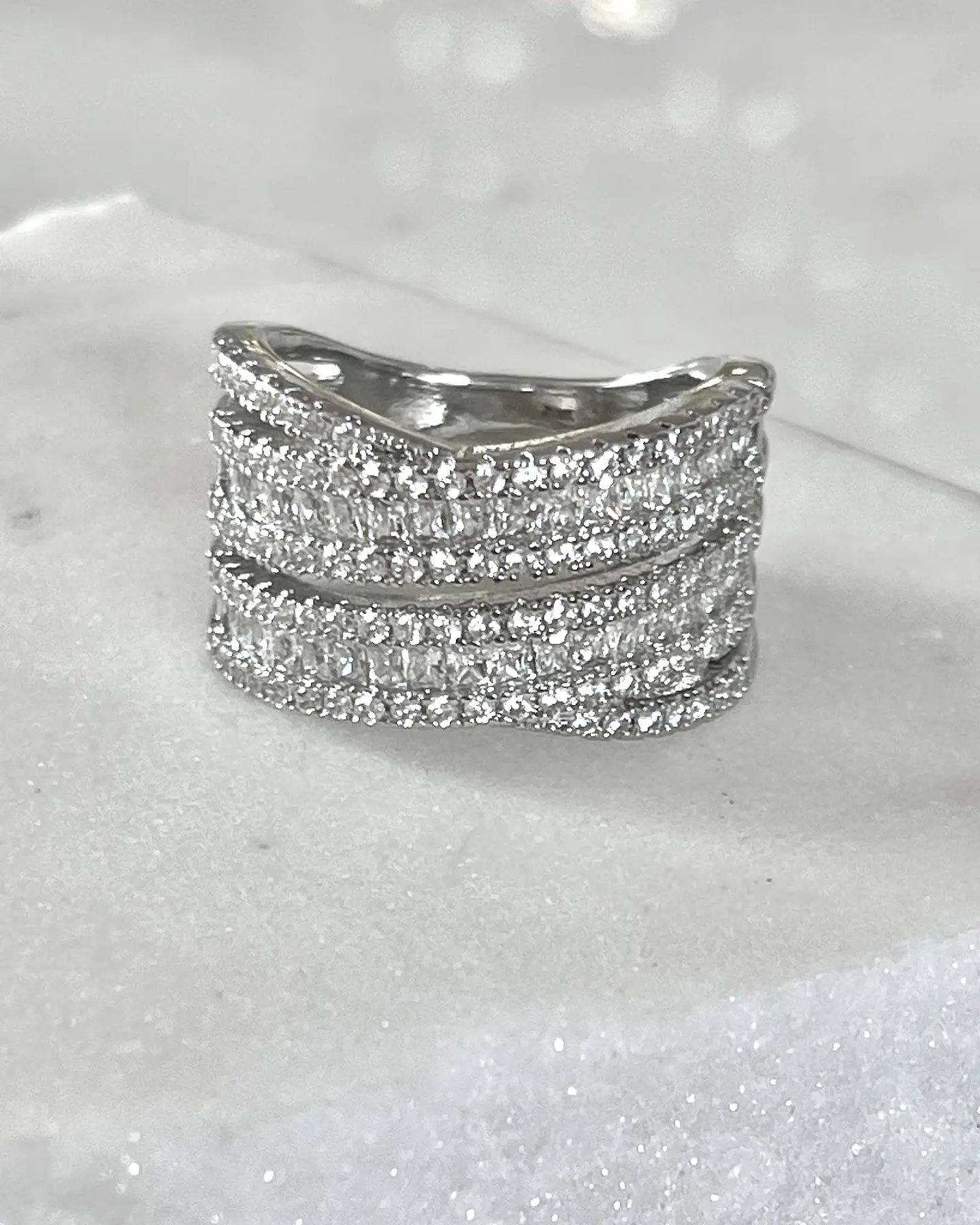 Anillo  Entrelazado Circones Silver  1
